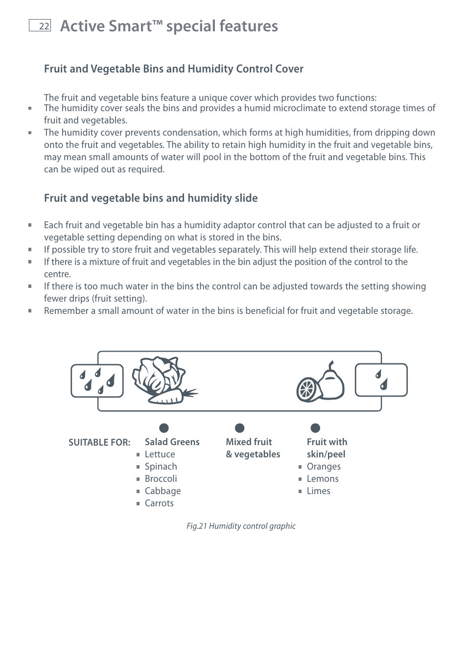 Active smart™ special features | Fisher & Paykel E442B User Manual | Page 24 / 384