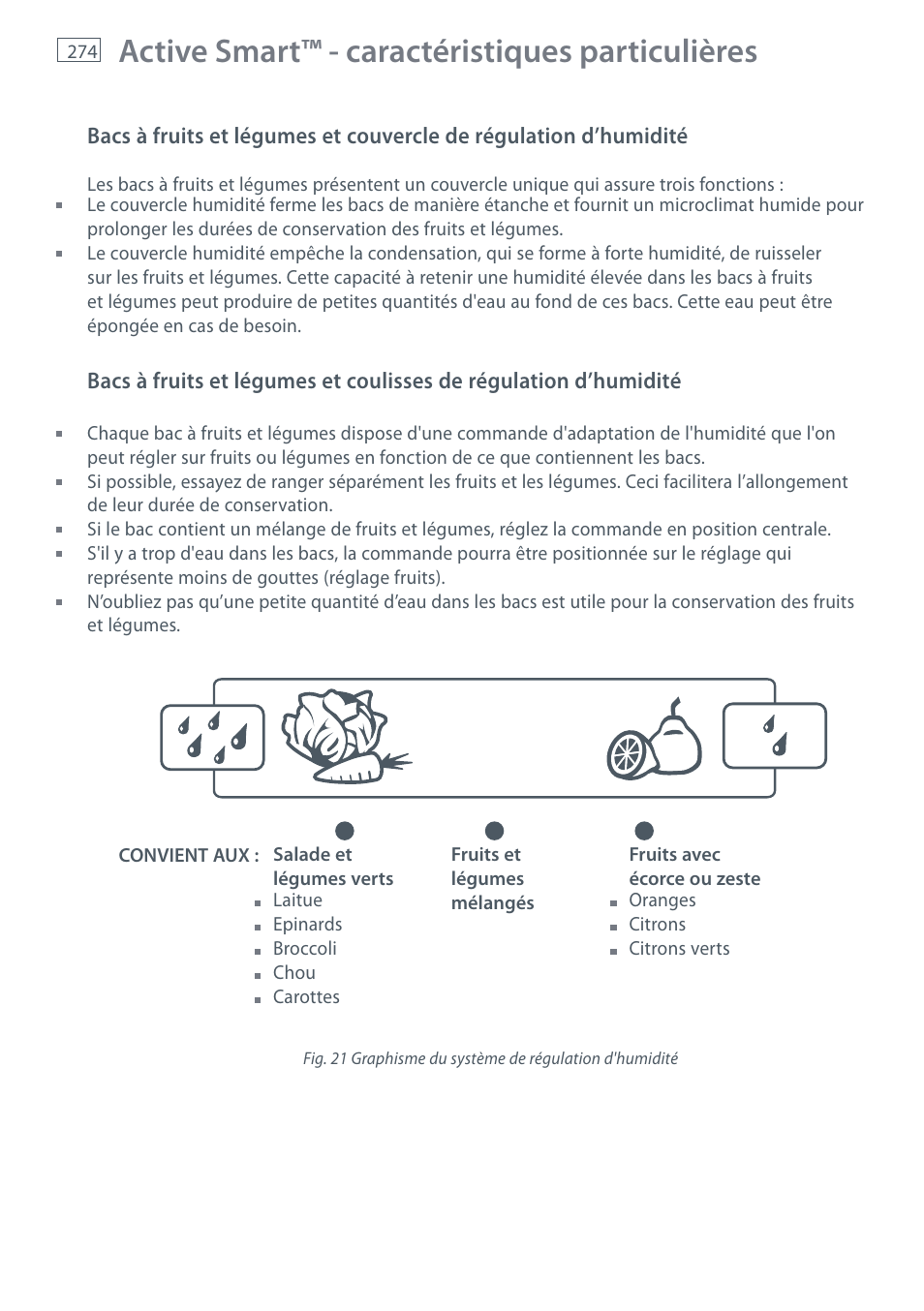 Active smart™ - caractéristiques particulières | Fisher & Paykel E442B User Manual | Page 276 / 384
