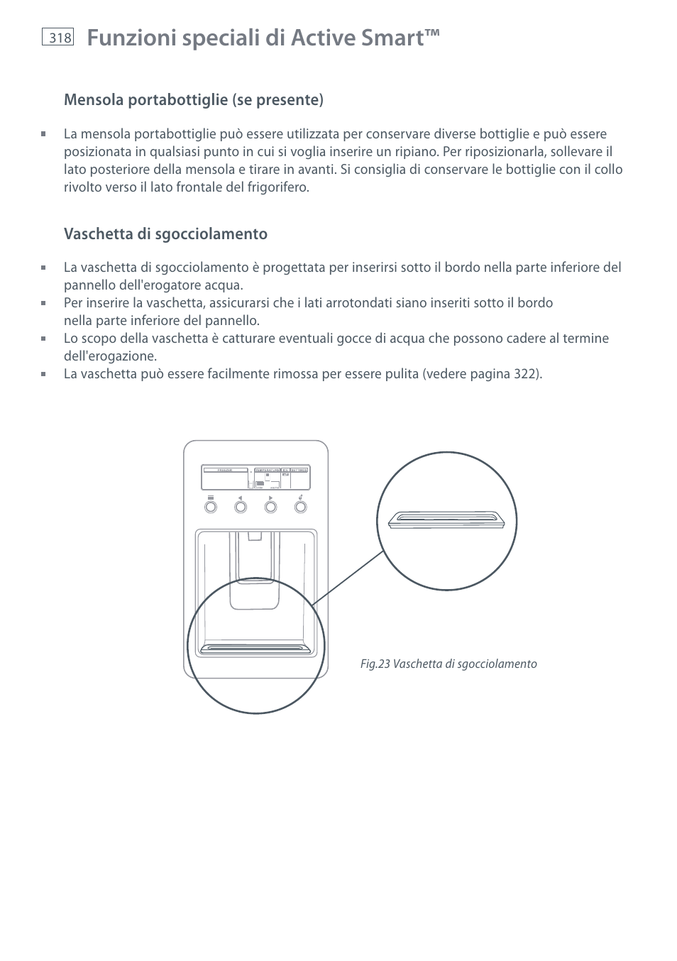 Funzioni speciali di active smart | Fisher & Paykel E442B User Manual | Page 320 / 384
