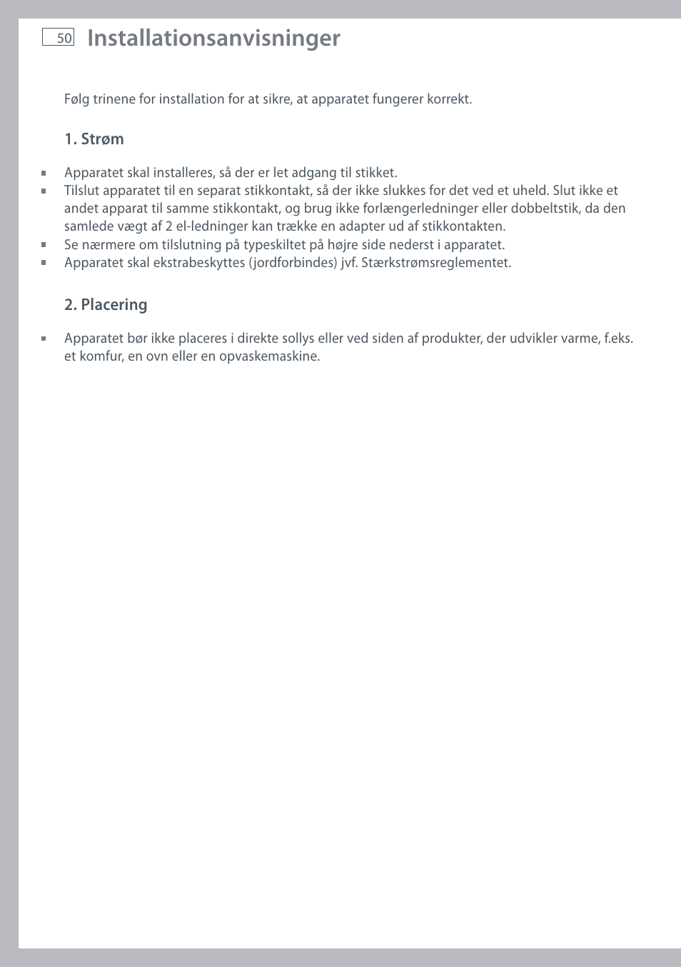 Installationsanvisninger | Fisher & Paykel E442B User Manual | Page 52 / 384