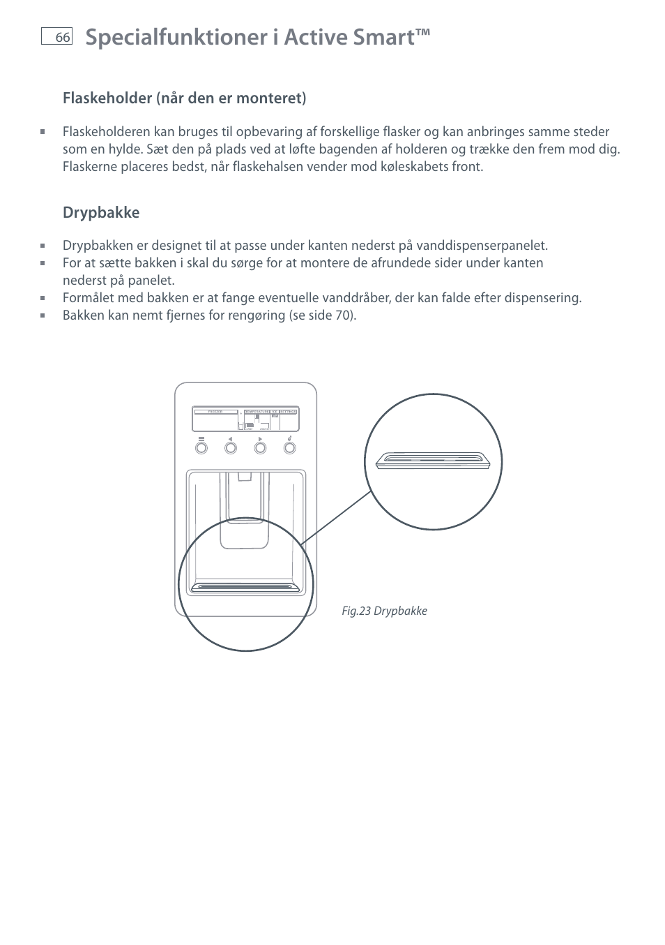 Specialfunktioner i active smart | Fisher & Paykel E442B User Manual | Page 68 / 384