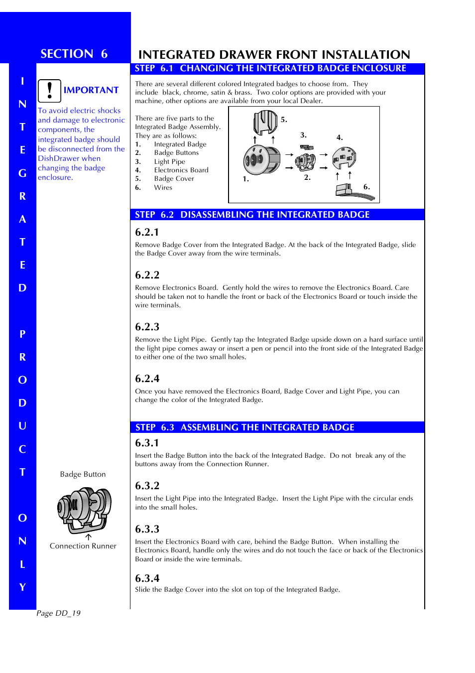 Integrated drawer front installation | Fisher & Paykel DD602I User Manual | Page 20 / 24