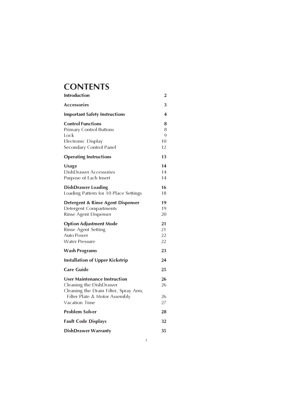 Fisher & Paykel 525911L User Manual | Page 2 / 37