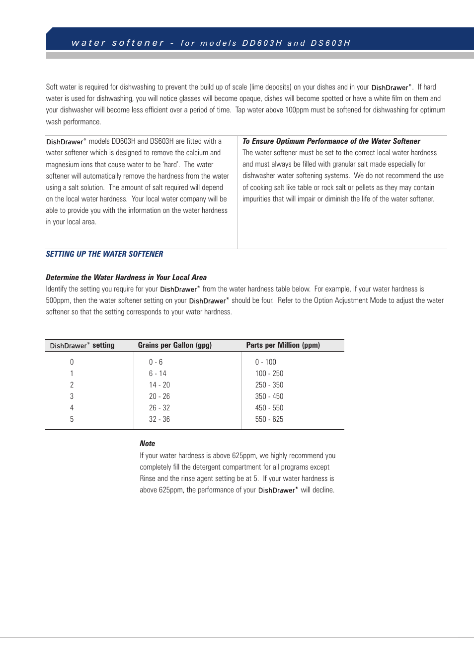 Fisher & Paykel DishDrawer User Manual | Page 14 / 32