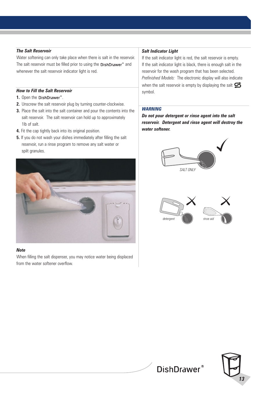 Fisher & Paykel DishDrawer User Manual | Page 15 / 32