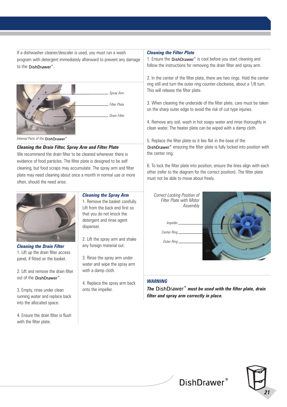 Fisher & Paykel DishDrawer User Manual | Page 23 / 32