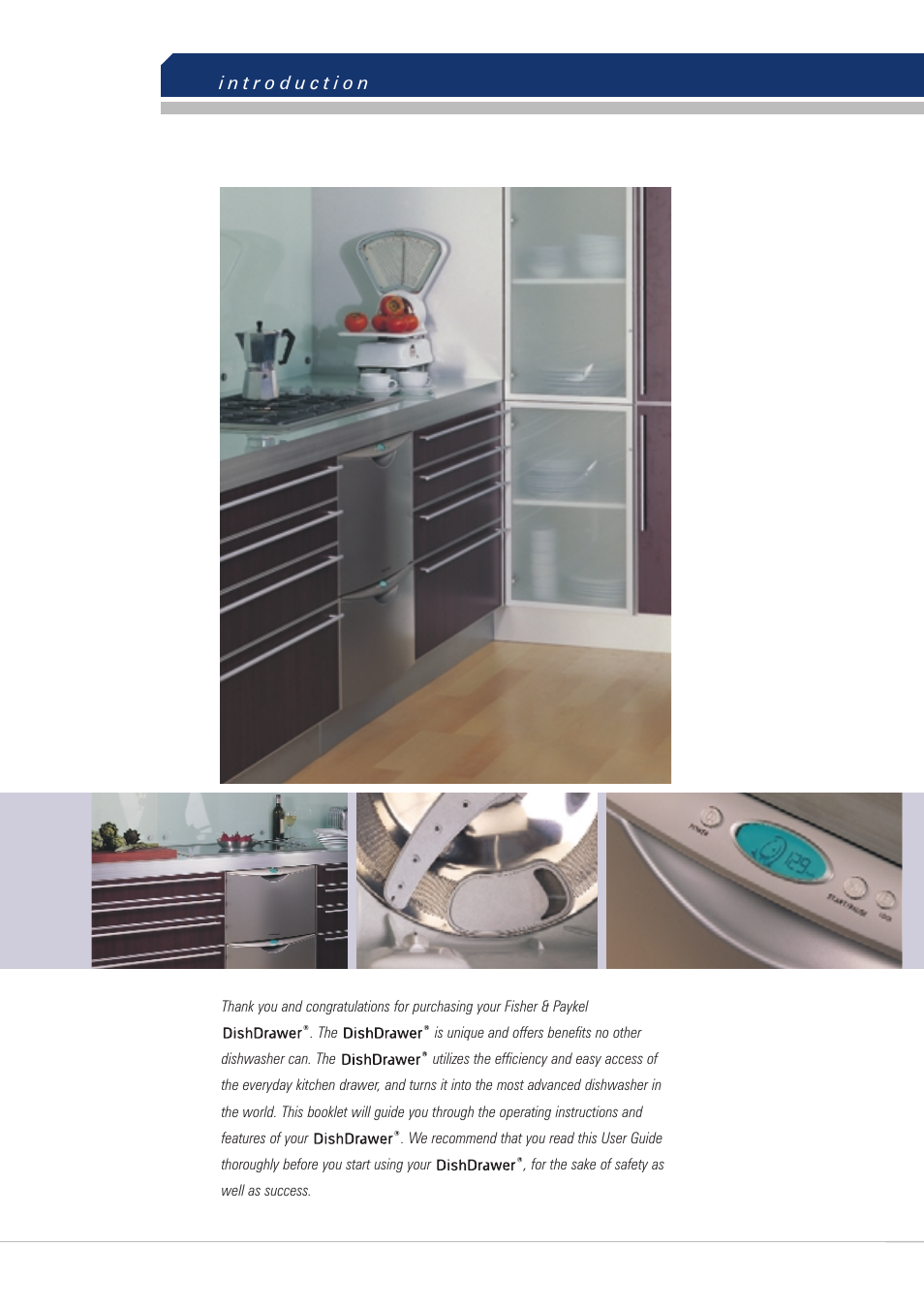 Fisher & Paykel DishDrawer User Manual | Page 4 / 32