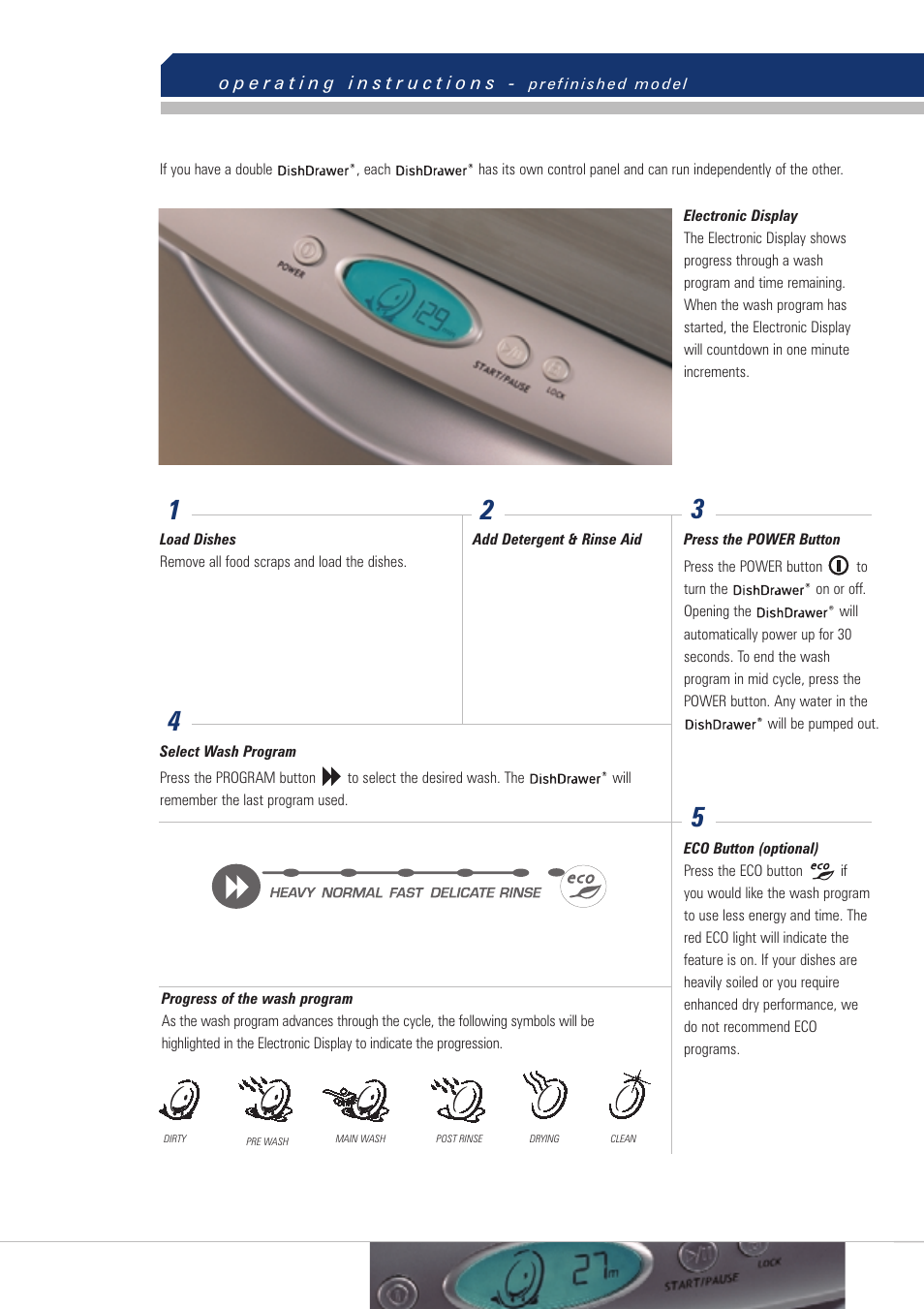 Fisher & Paykel DishDrawer User Manual | Page 6 / 32