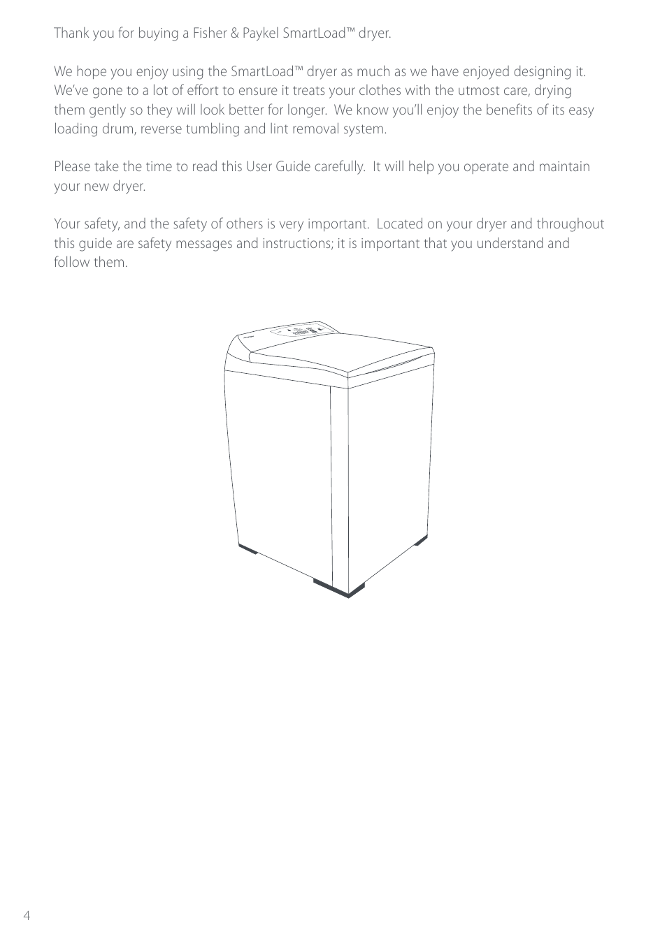 Fisher & Paykel Intuitive DEIX1 User Manual | Page 4 / 32