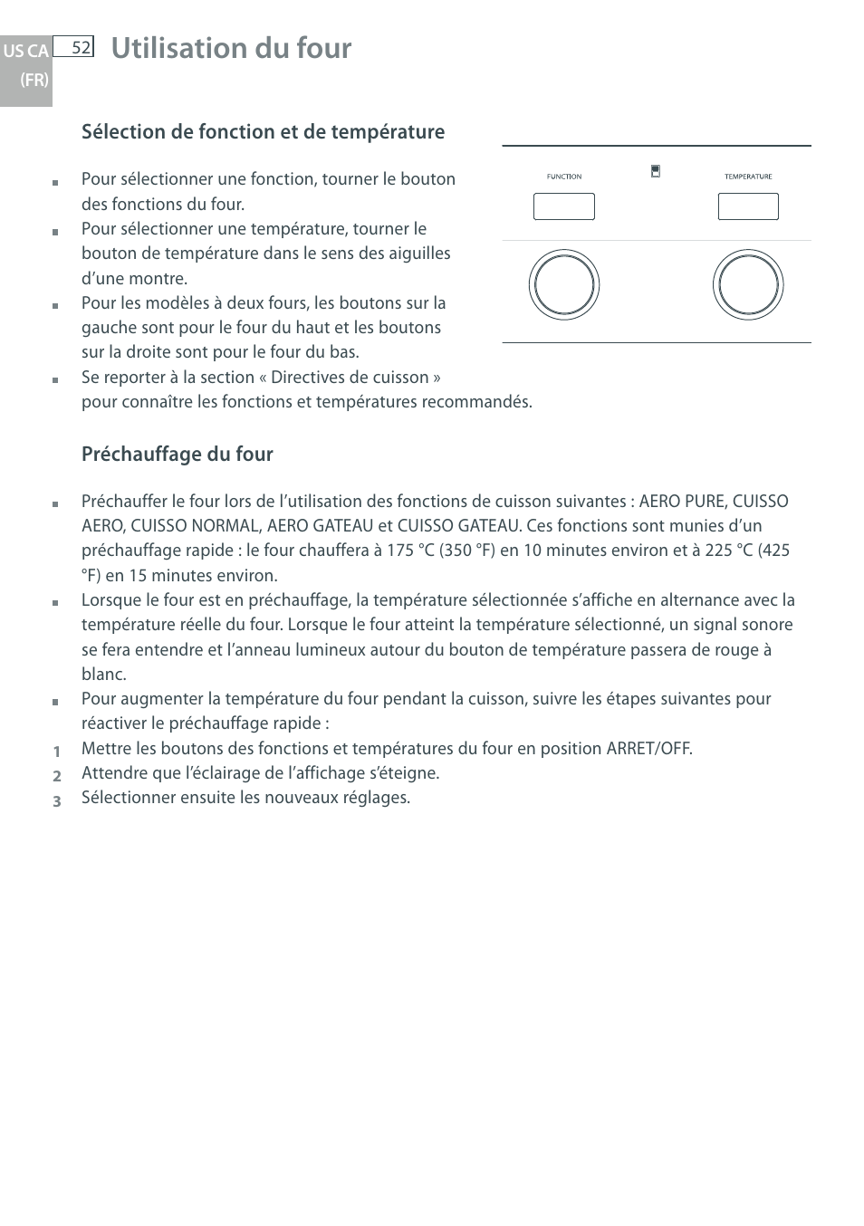 Utilisation du four | Fisher & Paykel OB30 User Manual | Page 54 / 124