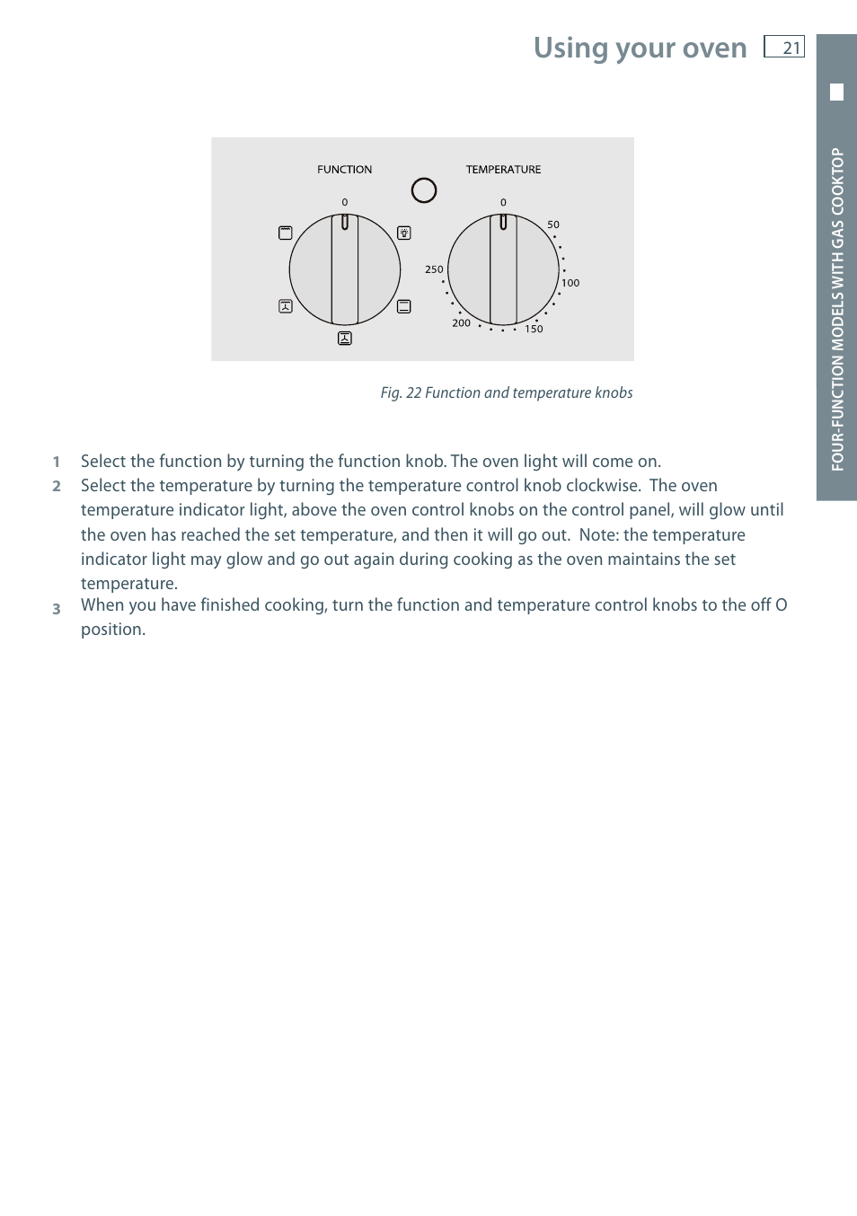 Using your oven | Fisher & Paykel OR60 User Manual | Page 23 / 84