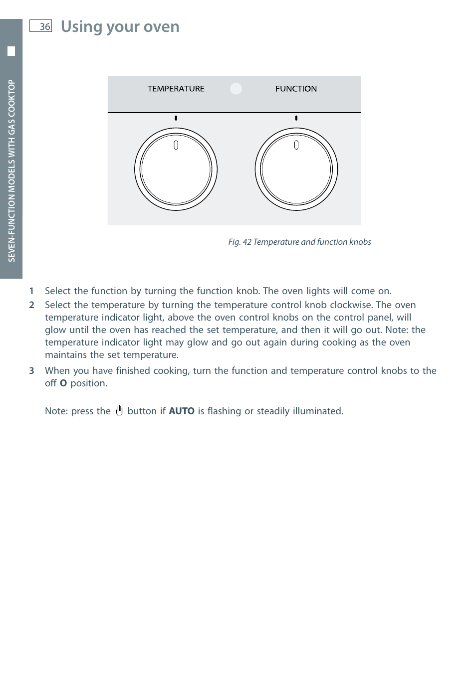 Using your oven | Fisher & Paykel OR60 User Manual | Page 38 / 84