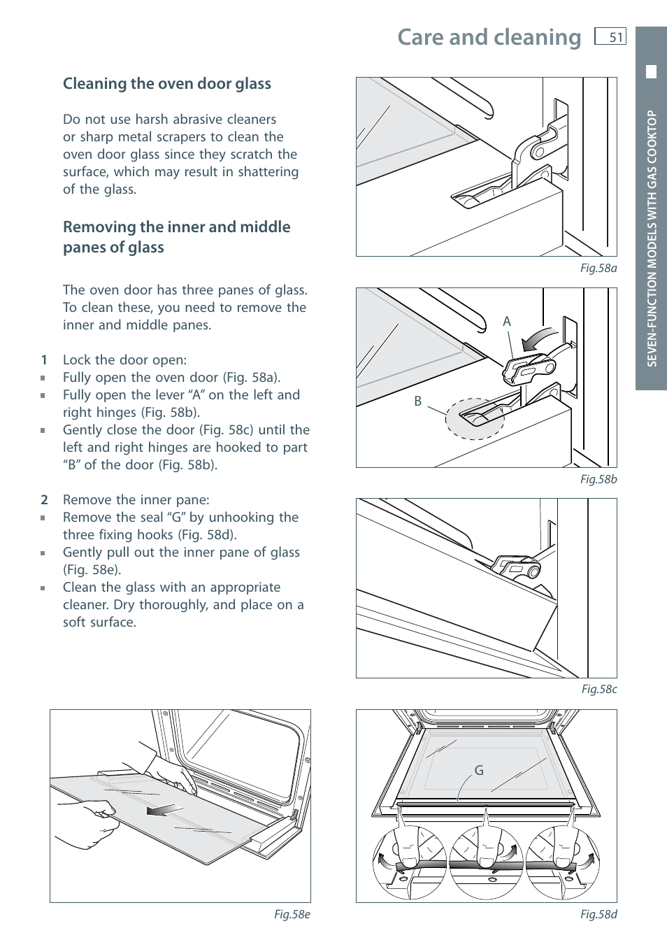 Care and cleaning | Fisher & Paykel OR60 User Manual | Page 53 / 84