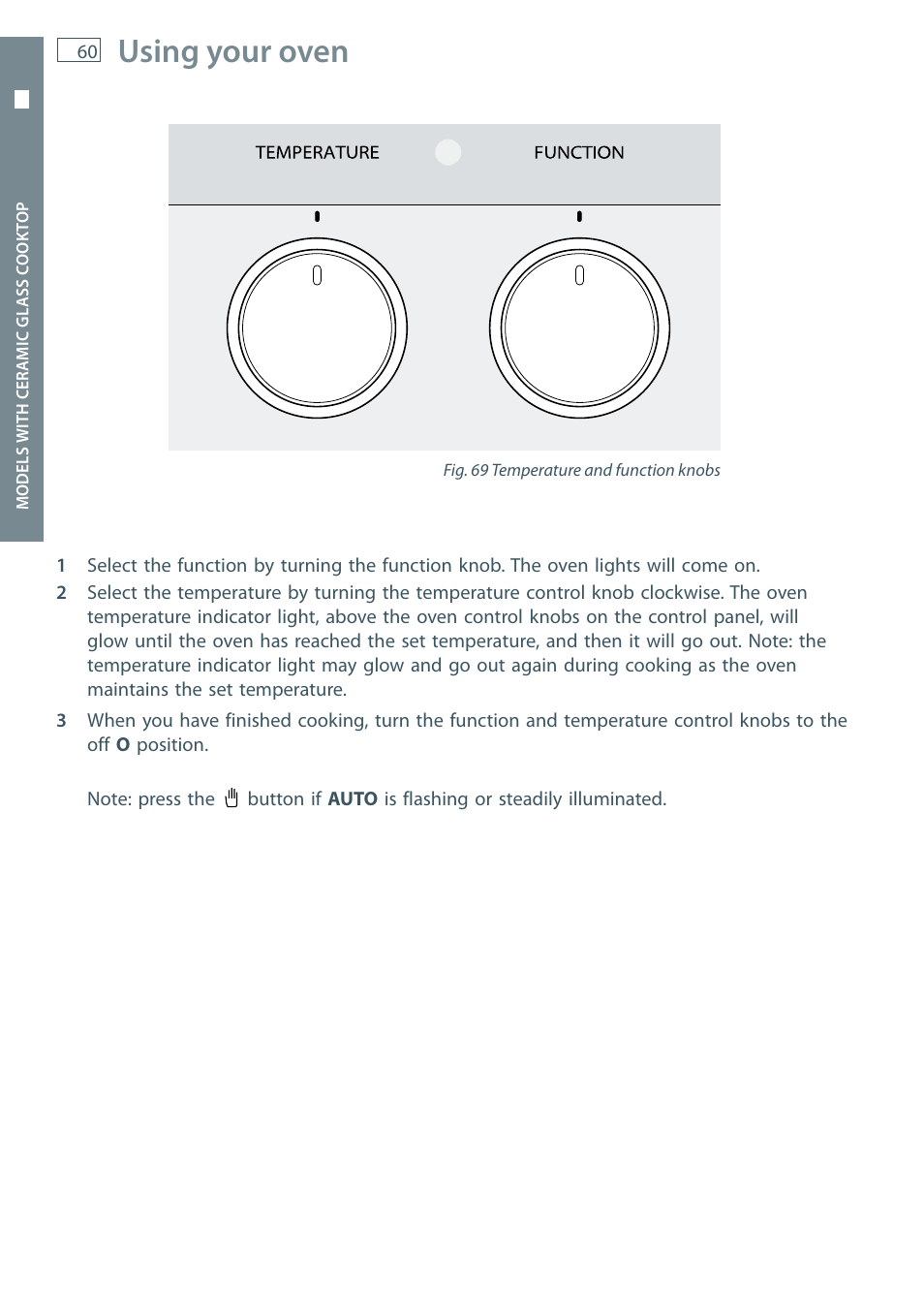 Using your oven | Fisher & Paykel OR60 User Manual | Page 62 / 84
