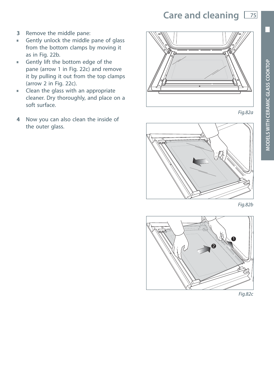 Care and cleaning | Fisher & Paykel OR60 User Manual | Page 77 / 84