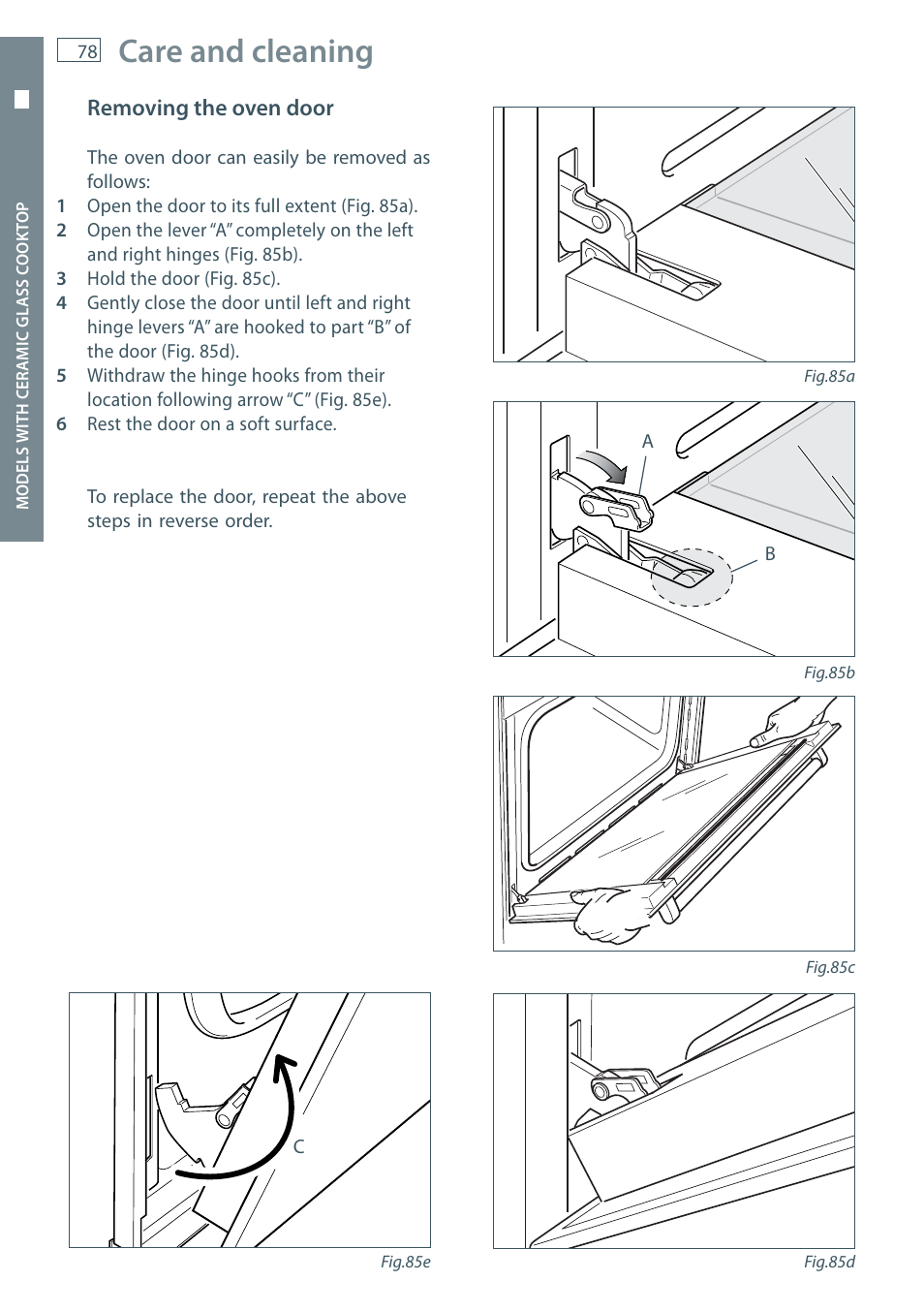 Care and cleaning | Fisher & Paykel OR60 User Manual | Page 80 / 84