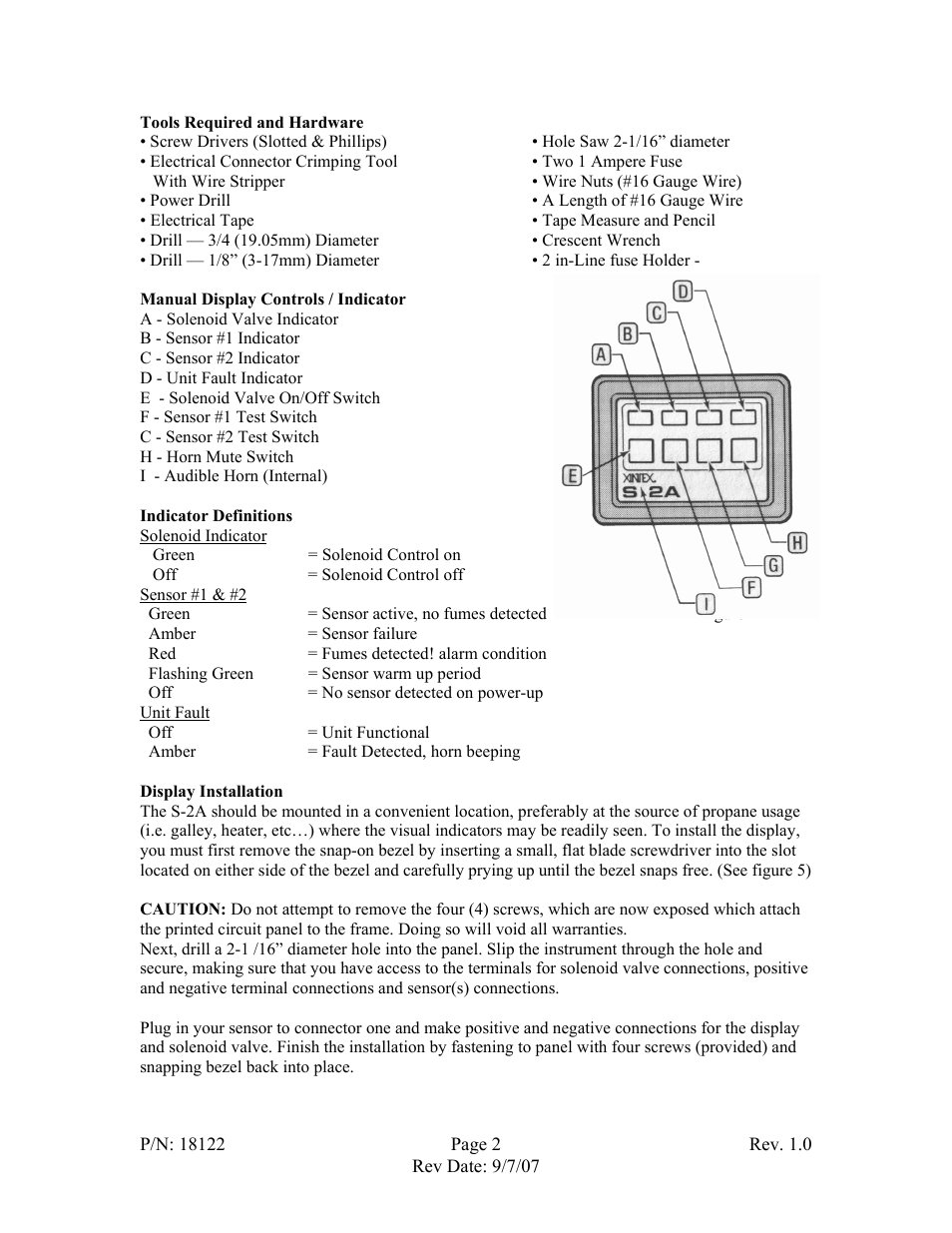 Fireboy- Xintex, LTD S-2A User Manual | Page 2 / 9