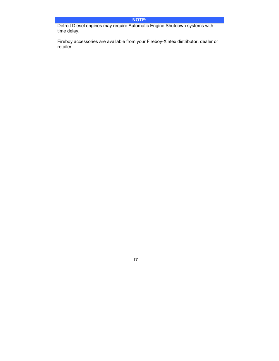 Fireboy- Xintex, LTD MA2 FE-241 User Manual | Page 17 / 18