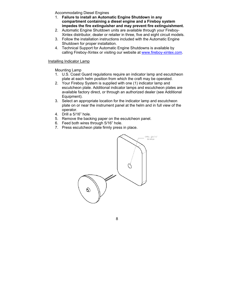Fireboy- Xintex, LTD MA2 FE-241 User Manual | Page 8 / 18