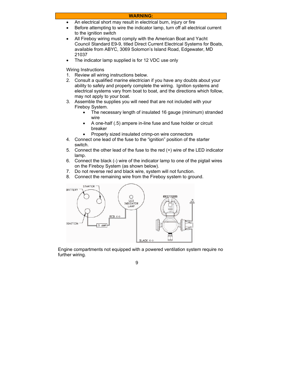 Fireboy- Xintex, LTD MA2 FE-241 User Manual | Page 9 / 18