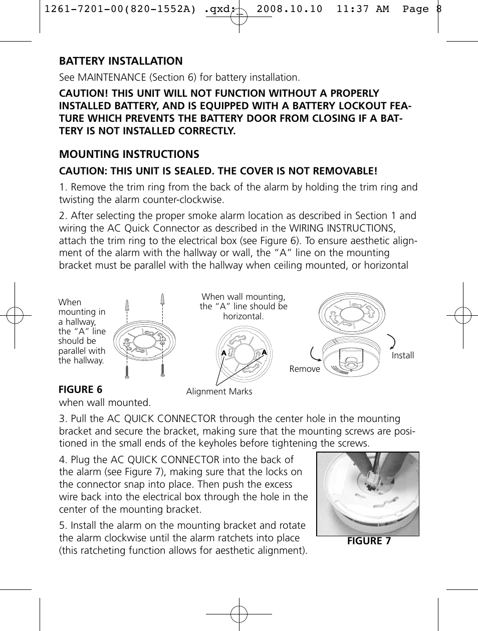 Firex Smoke Alarm i4618 User Manual | Page 8 / 18