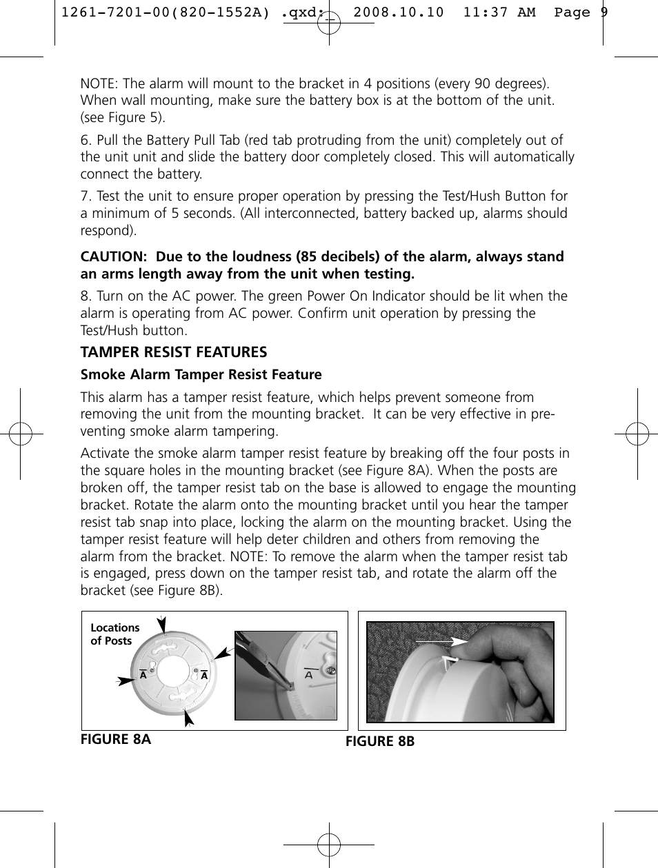 Firex Smoke Alarm i4618 User Manual | Page 9 / 18