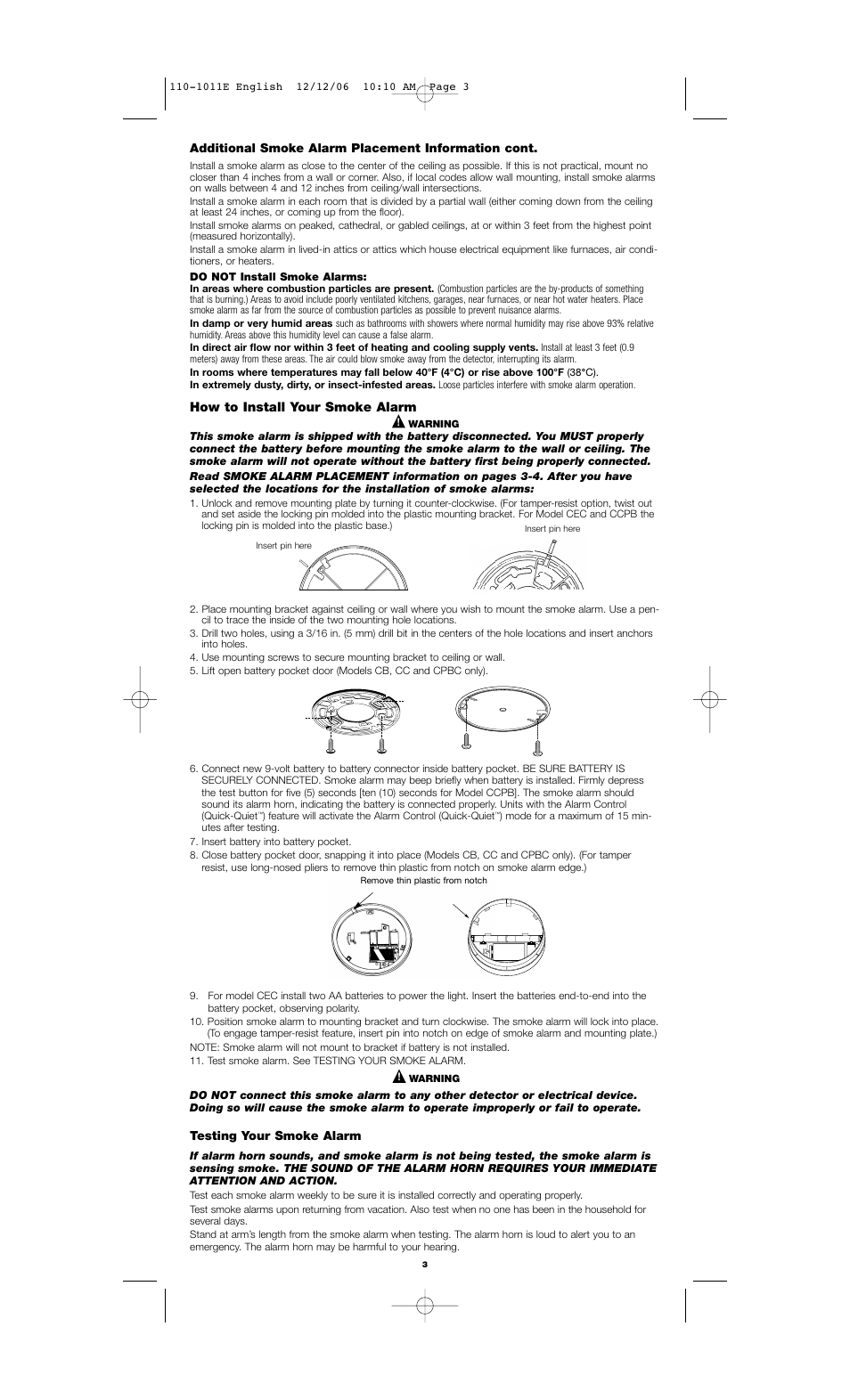 Firex 110-1011E User Manual | Page 3 / 6