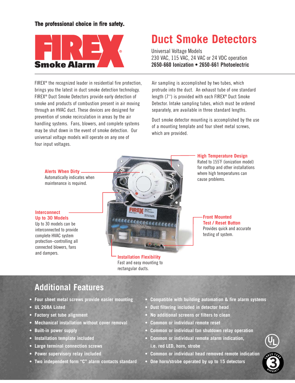 Firex 2650-660 User Manual | 2 pages