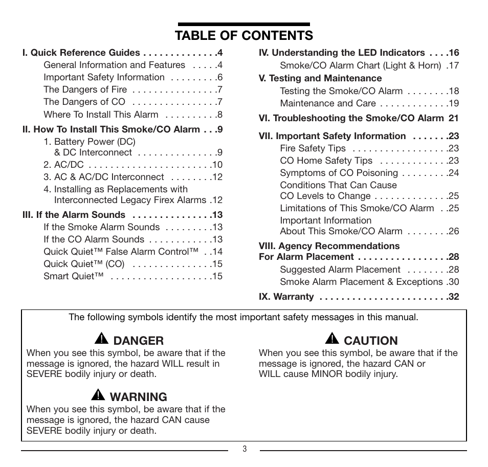 Firex FADCQ User Manual | Page 3 / 32