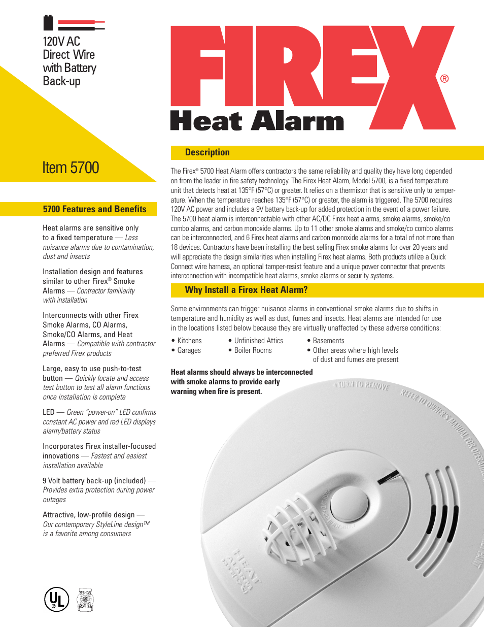 Firex 5700 User Manual | 2 pages