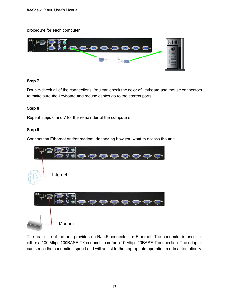 Freedom9 IP 800 User Manual | Page 19 / 79