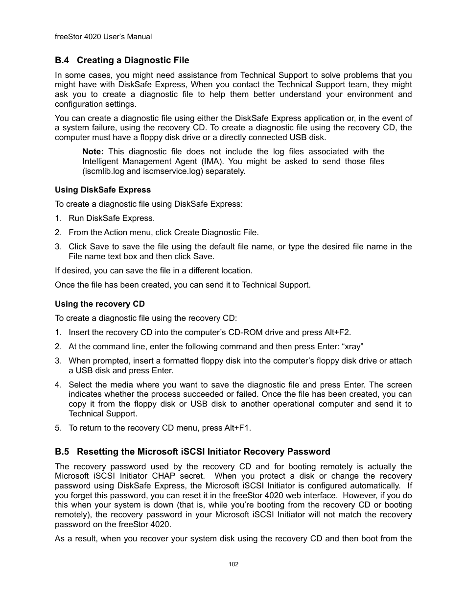 Freedom9 4020 User Manual | Page 109 / 112