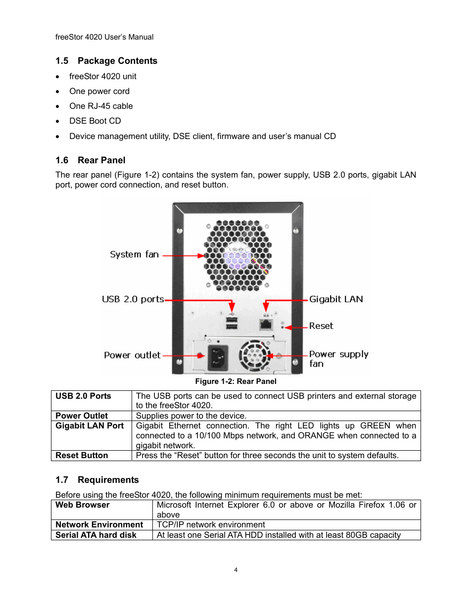 Ackage, Ontents, Anel | Equirements, Igure | Freedom9 4020 User Manual | Page 11 / 112
