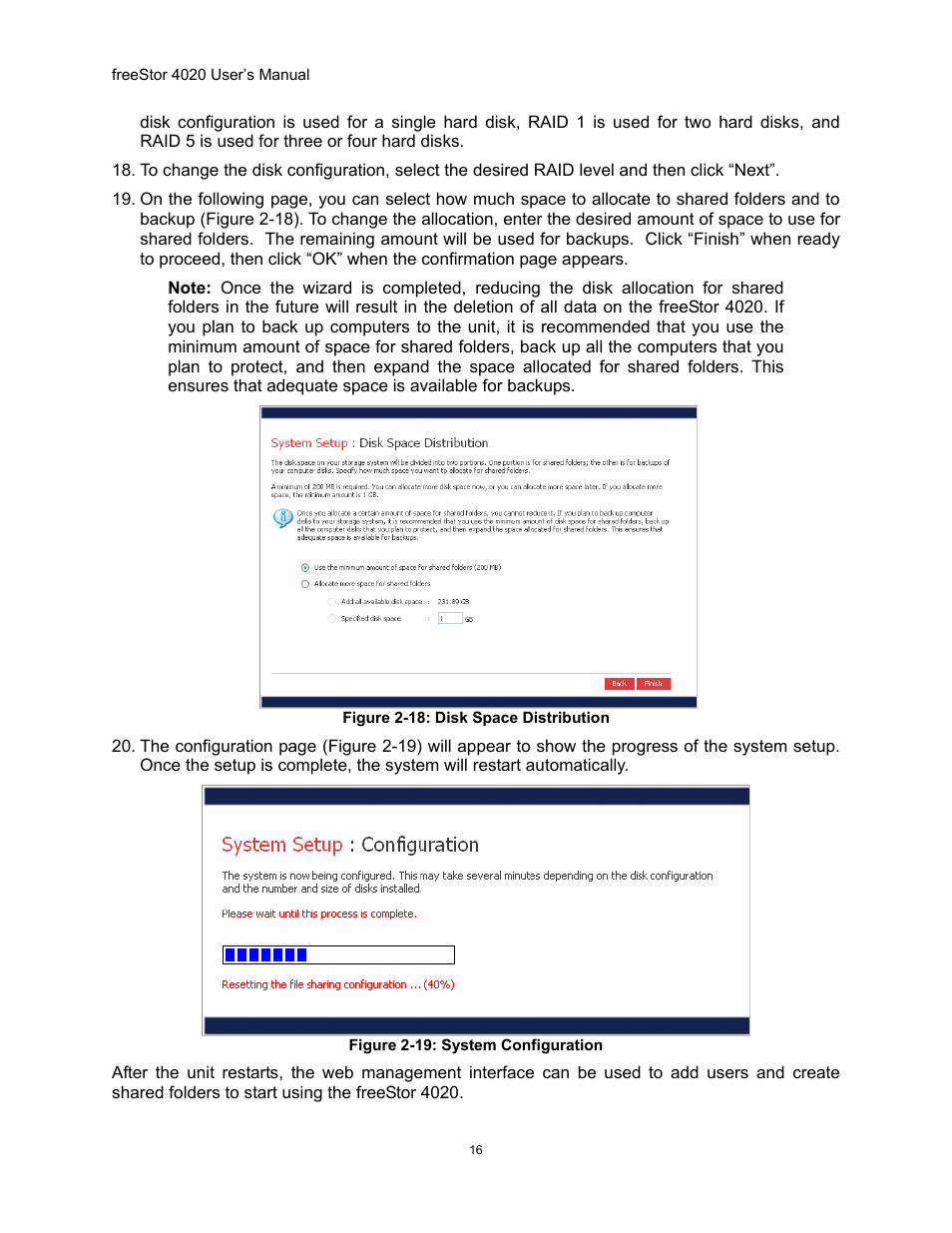 Igure, Pace, Istribution | Ystem, Onfiguration | Freedom9 4020 User Manual | Page 23 / 112