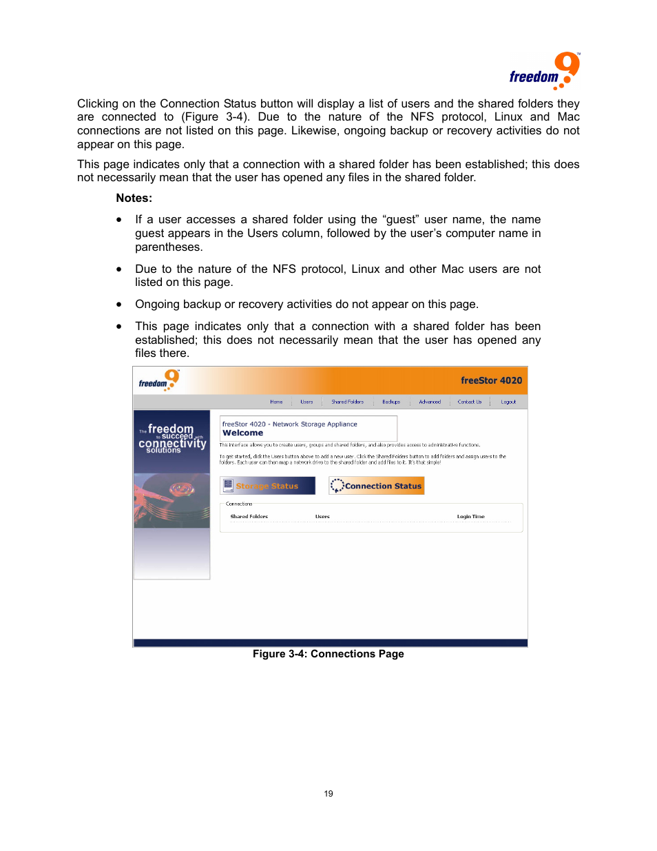 Igure, Onnections | Freedom9 4020 User Manual | Page 26 / 112