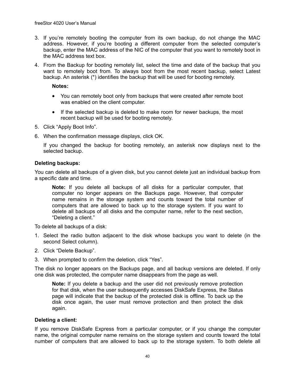 Freedom9 4020 User Manual | Page 47 / 112