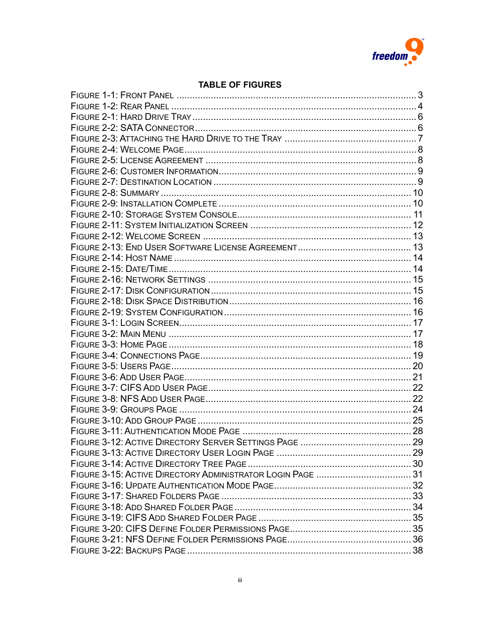 Freedom9 4020 User Manual | Page 6 / 112