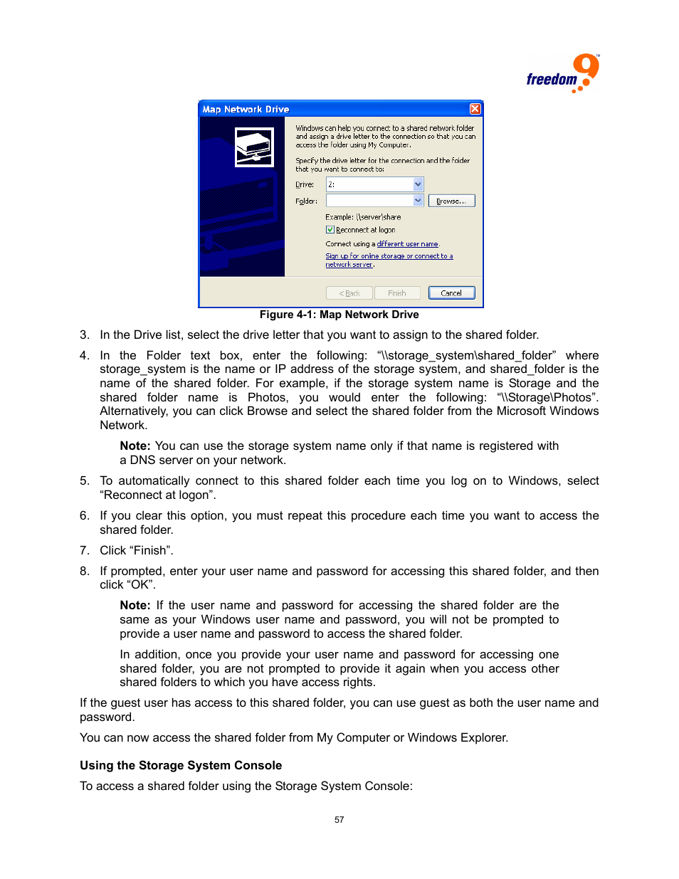 Igure, Etwork, Rive | Freedom9 4020 User Manual | Page 64 / 112