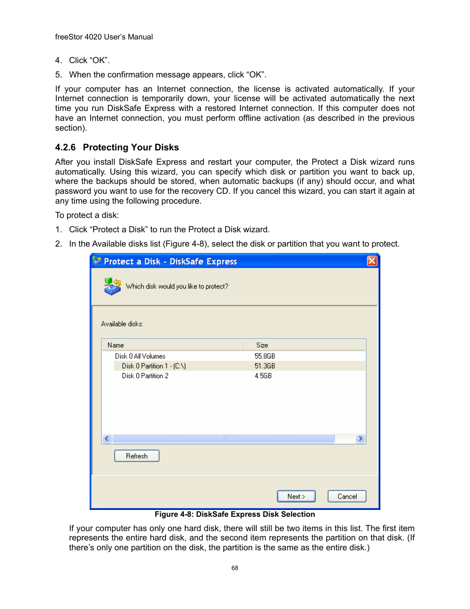 Rotecting, Isks, Igure | Xpress, Election | Freedom9 4020 User Manual | Page 75 / 112