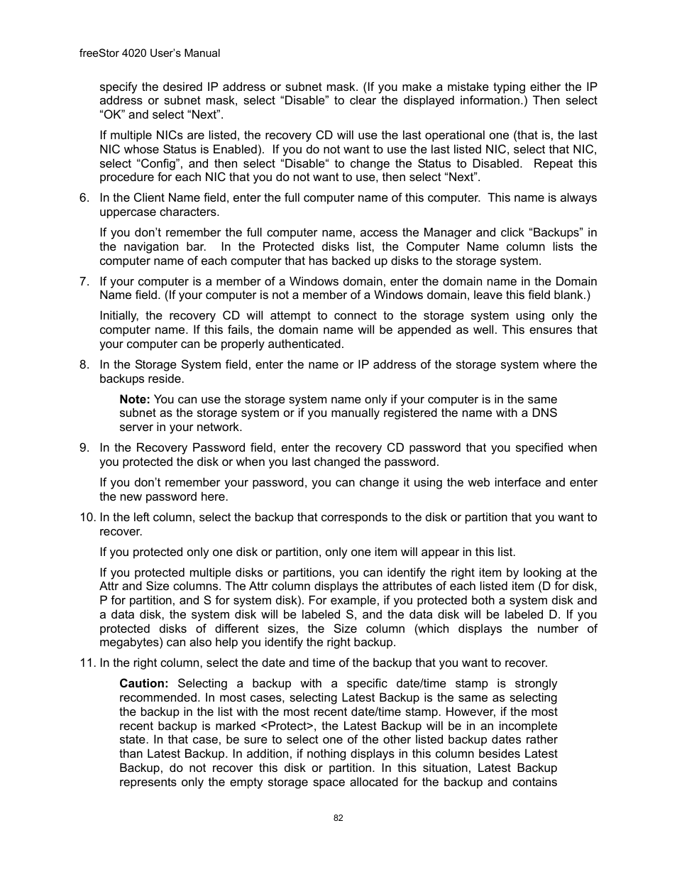 Freedom9 4020 User Manual | Page 89 / 112