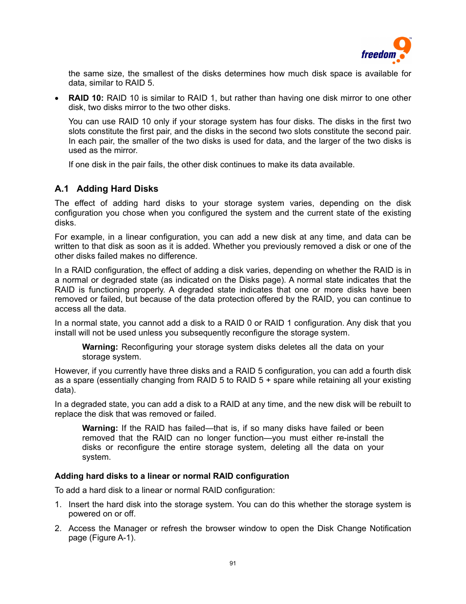 Freedom9 4020 User Manual | Page 98 / 112
