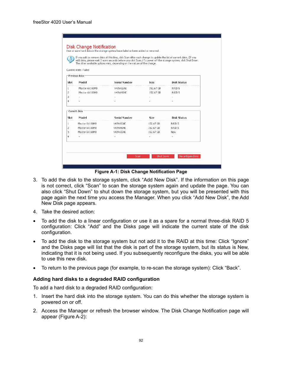 Igure, Hange, Otification | Freedom9 4020 User Manual | Page 99 / 112