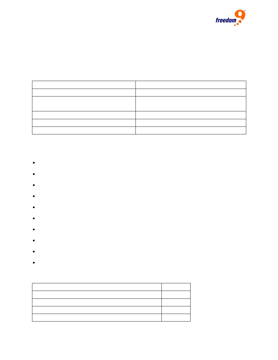 3 features, 4 package contents, Eatures | Ackage, Ontents | Freedom9 IP 100 User Manual | Page 12 / 81