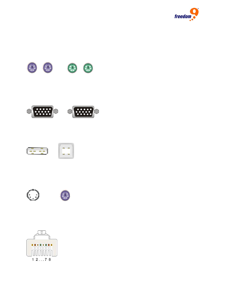 7 cable diagrams, Able, Iagrams | Freedom9 IP 100 User Manual | Page 14 / 81