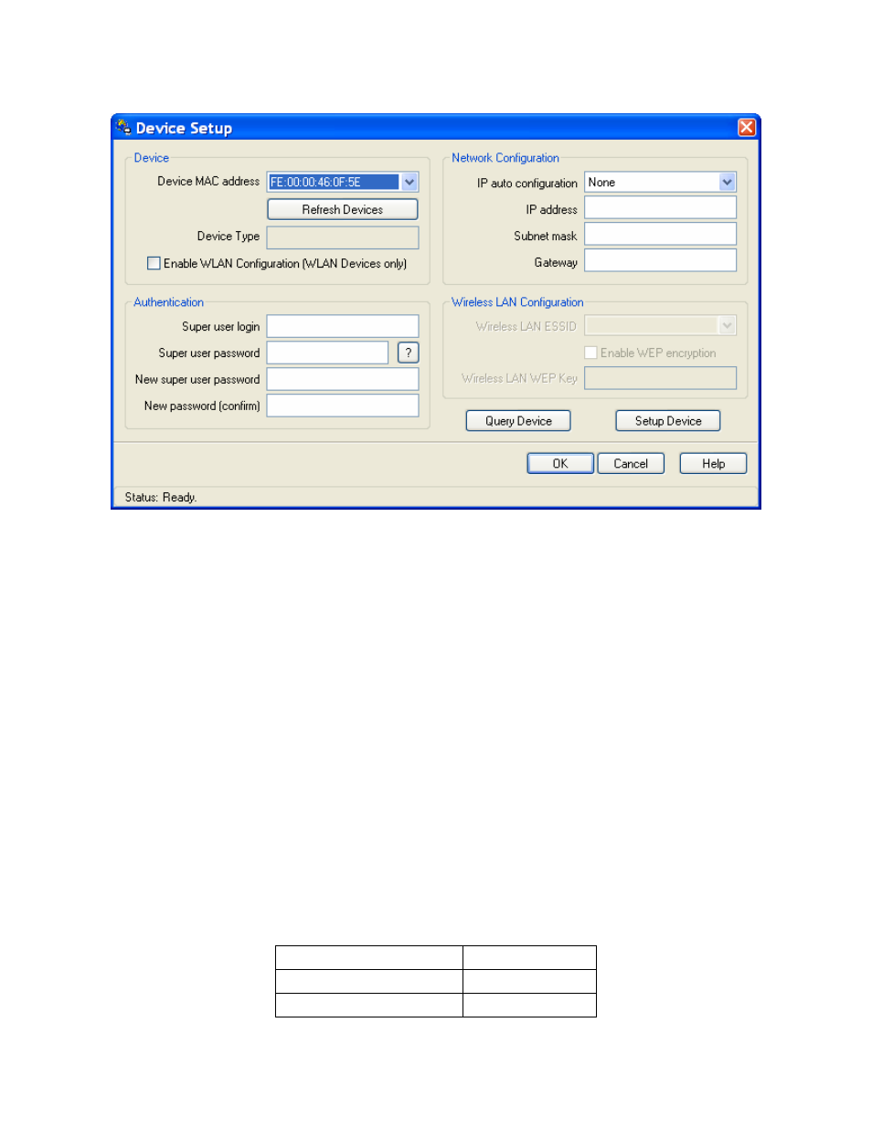 4 initial configuration via serial console, Nitial, Onfiguration | Erial, Onsole, Figure 4-1: setup utility | Freedom9 IP 100 User Manual | Page 21 / 81