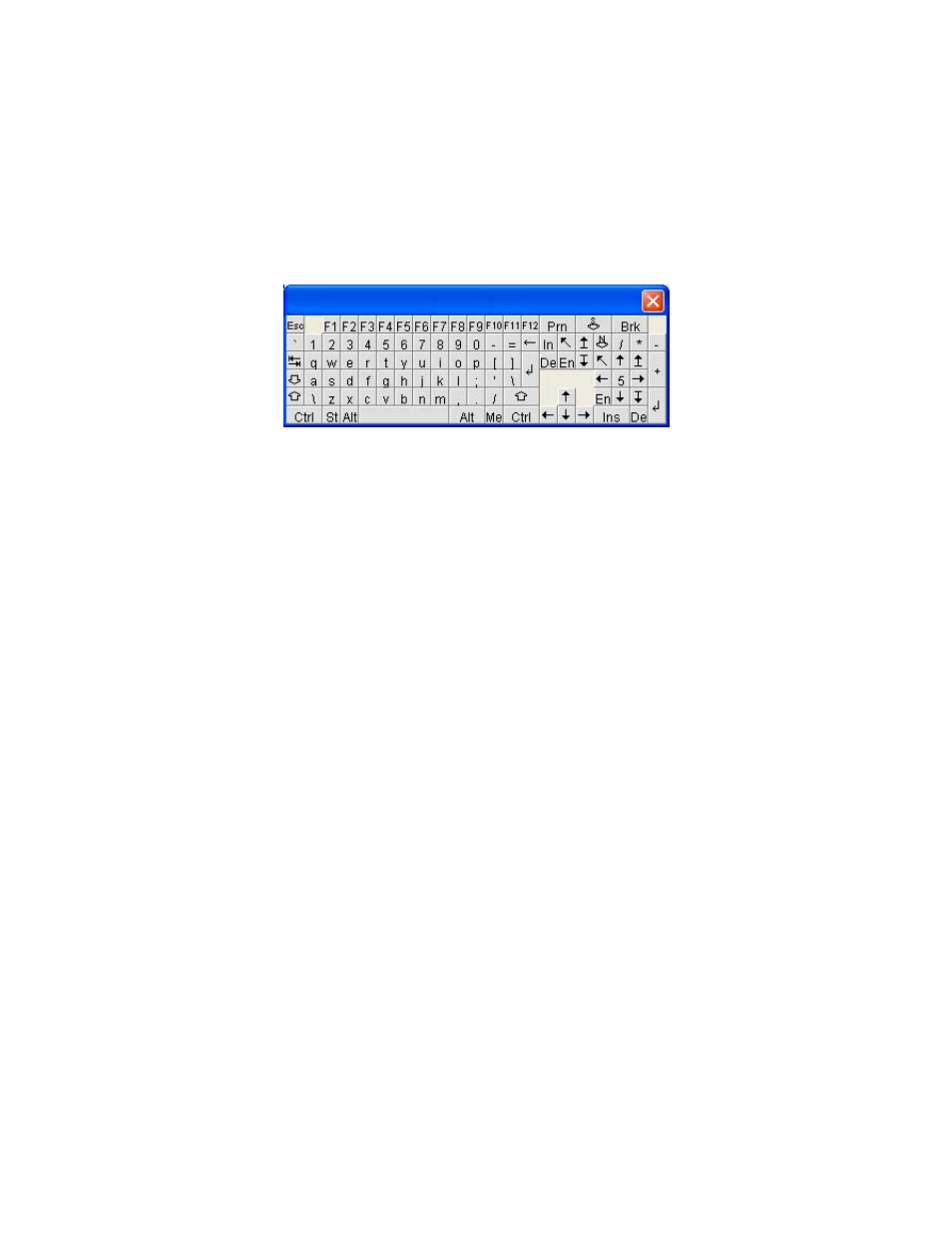 Figure 5-11: soft keyboard | Freedom9 IP 100 User Manual | Page 35 / 81