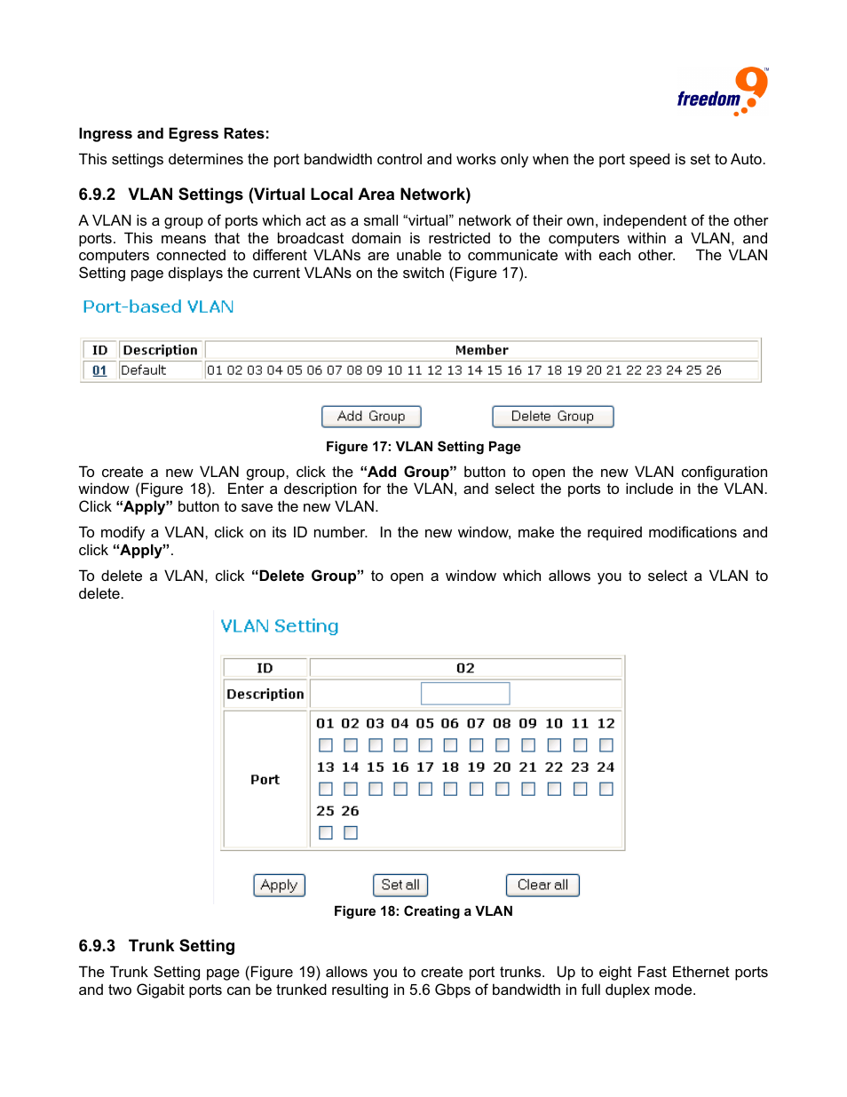 Freedom9 2420 User Manual | Page 21 / 28