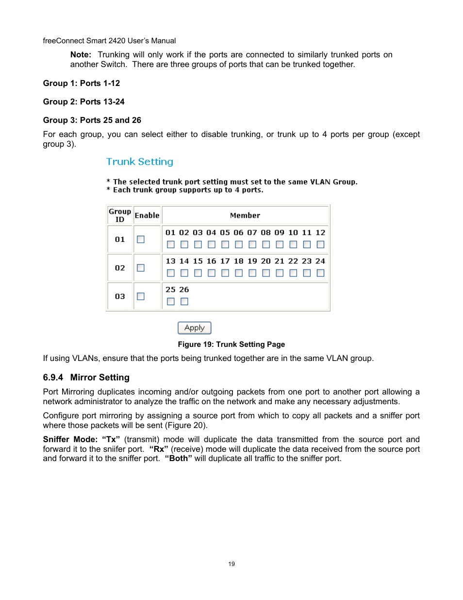 Freedom9 2420 User Manual | Page 22 / 28