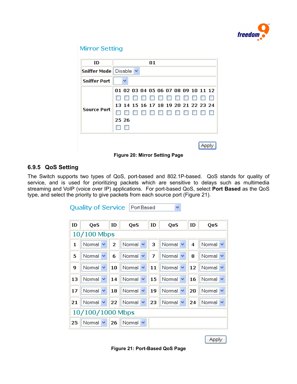 Freedom9 2420 User Manual | Page 23 / 28