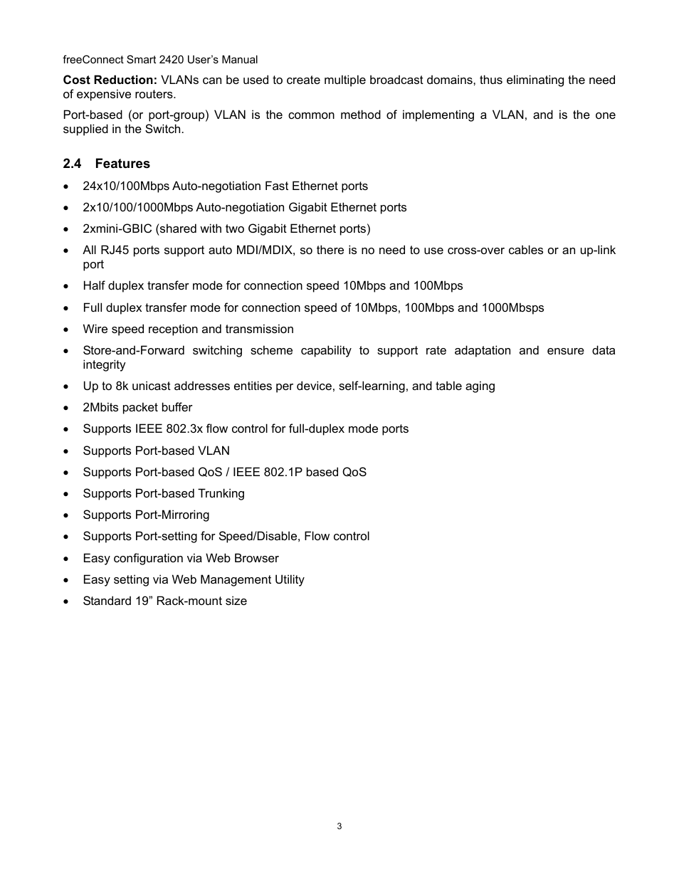 Eatures | Freedom9 2420 User Manual | Page 6 / 28